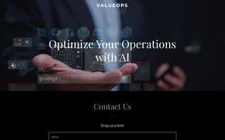 Screenshot of valueops.ai