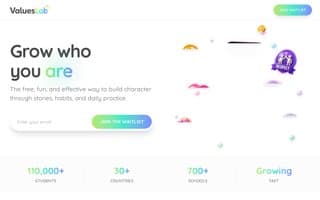 Screenshot of valueslab.ai