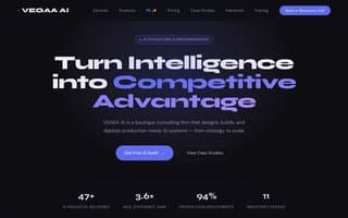 Screenshot of vegaa.ai