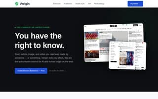 Screenshot of verigin.ai