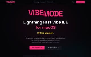 Screenshot of vibemode.ai