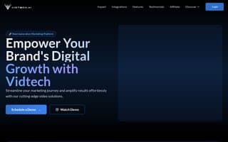 Screenshot of vidtech.ai