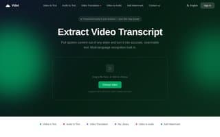 Screenshot of vidxt.ai