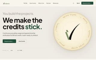 Screenshot of vindexa.ai