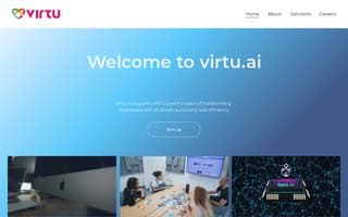 Screenshot of virtu.ai