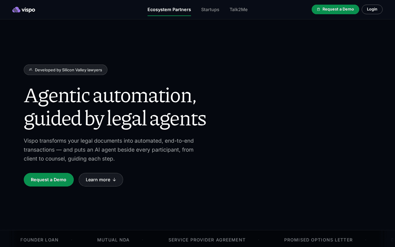 Screenshot of vispo.ai
