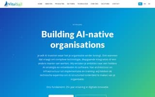 Screenshot of vitalsail.ai
