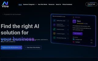 Screenshot of vitre.ai