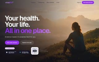 Screenshot of vivalife.ai