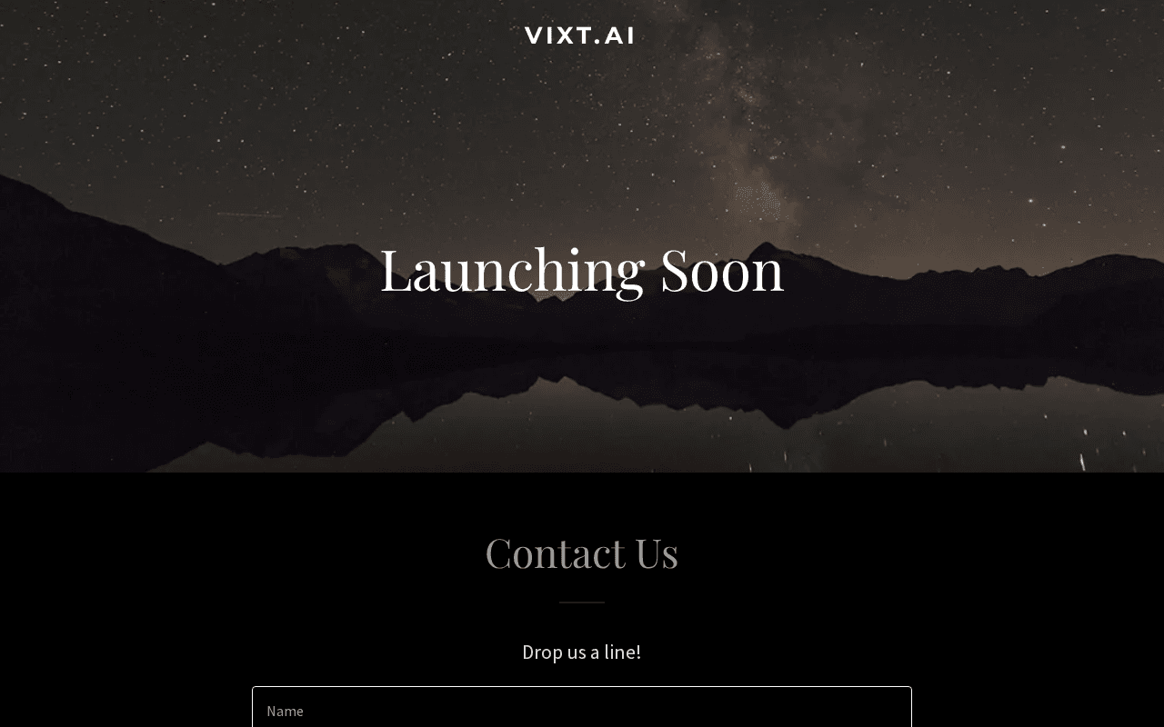 Screenshot of vixt.ai