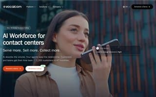 Screenshot of vocalcom.ai