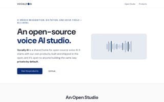 Screenshot of vocally.ai
