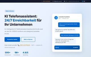 Screenshot of voice-one.ai