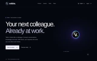 Screenshot of vokira.ai