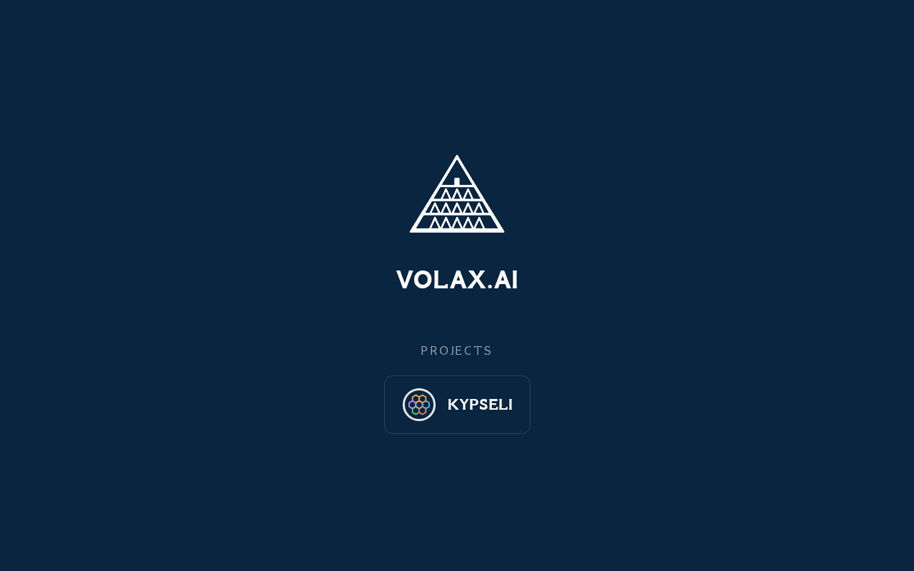 Screenshot of volax.ai
