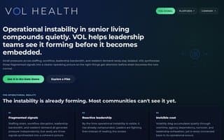 Screenshot of volhealth.ai