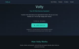 Screenshot of volty.ai