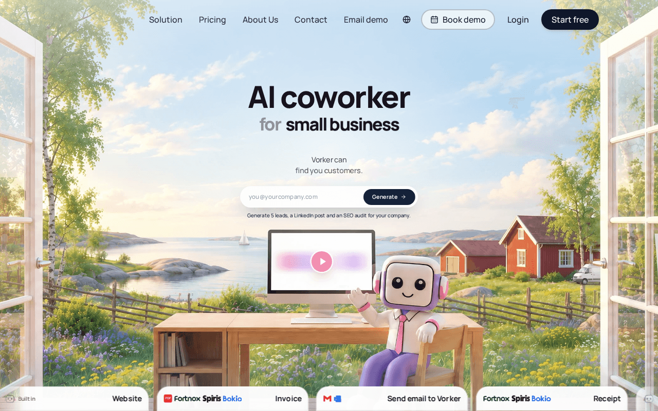 Screenshot of vorker.ai