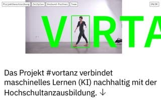 Screenshot of vortanz.ai