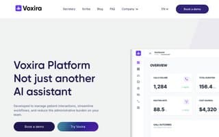 Screenshot of voxira.ai
