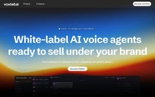 Screenshot of voxtell.ai