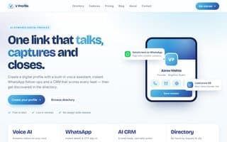 Screenshot of vprofile.ai
