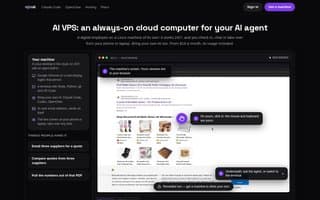 Screenshot of vpsai.ai