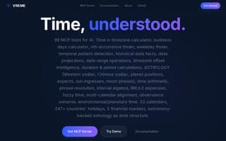 Screenshot of vreme.ai