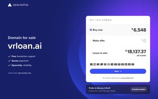 Screenshot of vrloan.ai