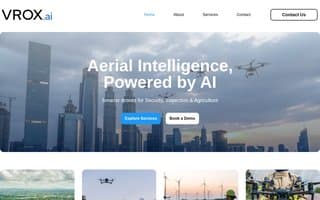 Screenshot of vrox.ai