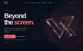 Screenshot of vrxxx.ai