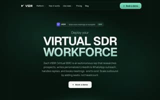 Screenshot of vsdr.ai