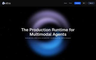 Screenshot of vtrix.ai