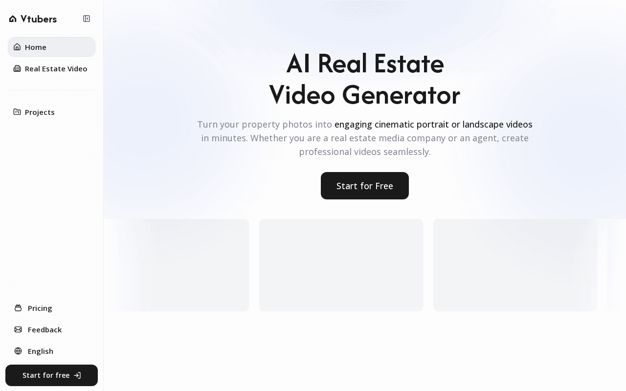Screenshot of vtubers.ai