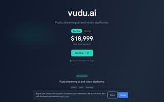 Screenshot of vudu.ai
