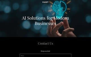 Screenshot of vuet.ai