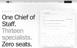Screenshot of wairk.ai