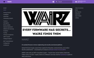 Screenshot of wairz.ai