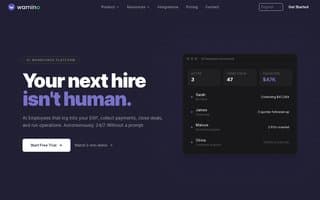 Screenshot of wamino.ai