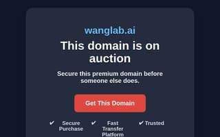 Screenshot of wanglab.ai