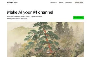 Screenshot of waniwani.ai