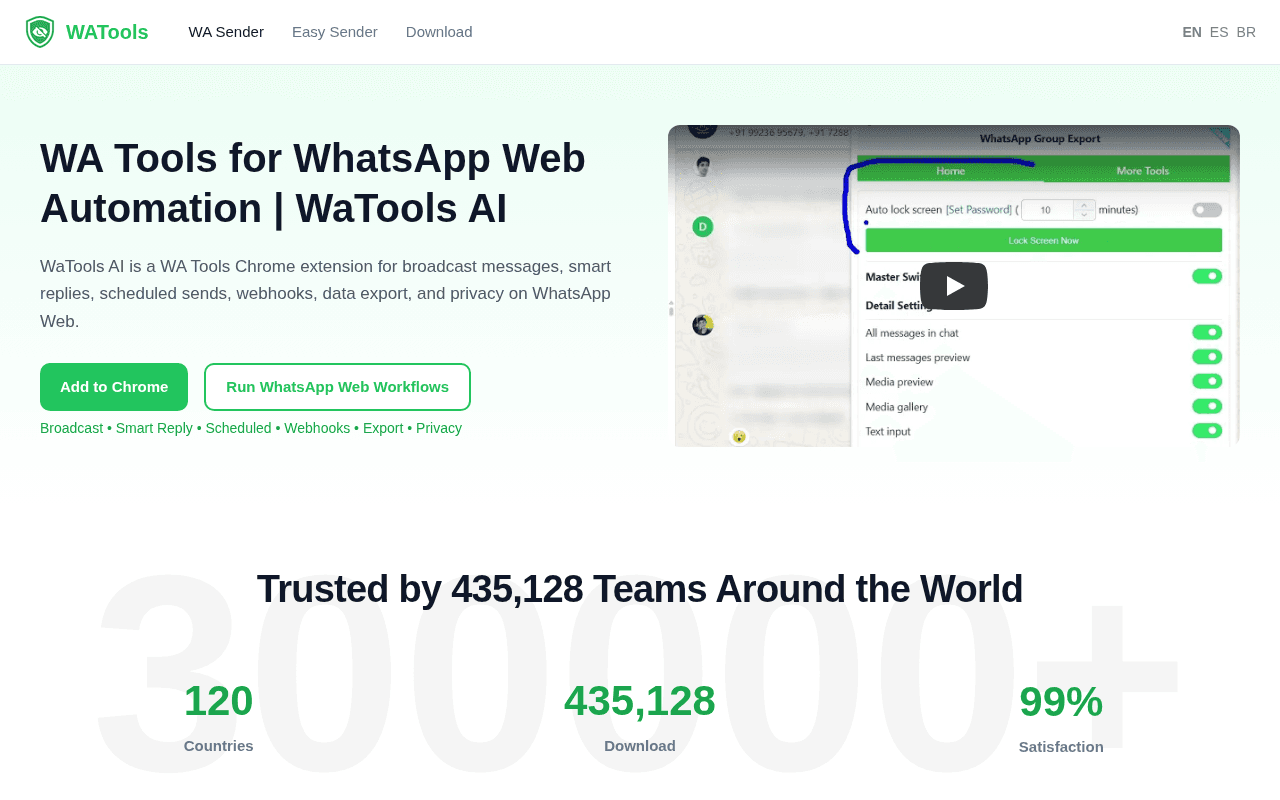 Screenshot of watools.ai