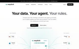 Screenshot of waydock.ai