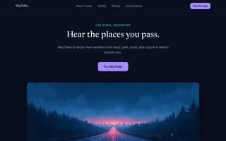 Screenshot of wayteller.ai