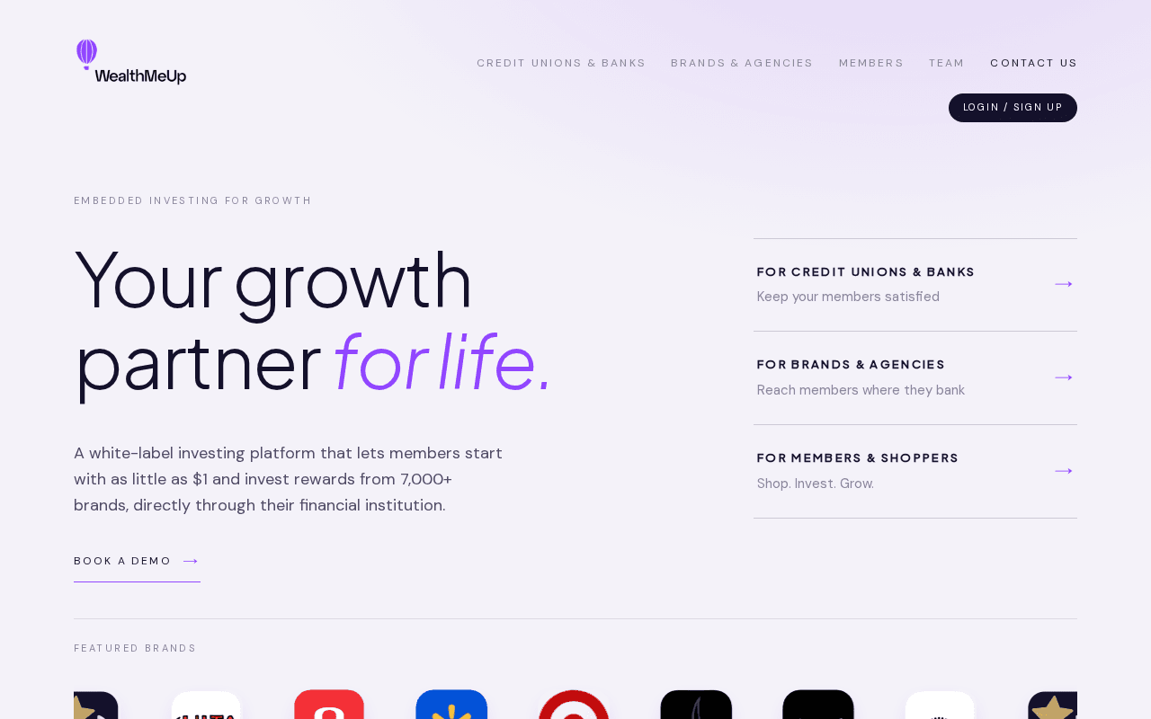 Screenshot of wealthmeup.ai