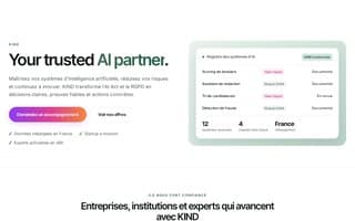 Screenshot of wearekind.ai