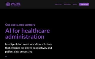 Screenshot of weavecs.ai