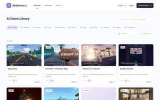 Screenshot of webarena.ai