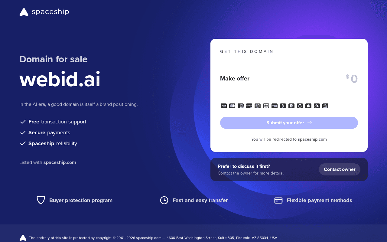 Screenshot of webid.ai