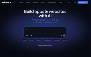 Screenshot of webnux.ai